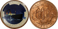 Great Britain 1/2 Penny Elizabeth II, Titanic, 100 Ans, Bronze -