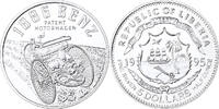 Liberia 5 Dollars Silver, KM:562 -