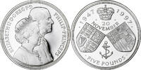 Great Britain 5 Pounds Elizabeth II, 50 ans du mariage de Philippe et -
