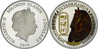 Solomon Islands 2 Dollars Toutankhamon, Proof, Silver -