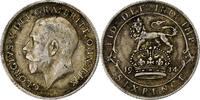 Great Britain 6 Pence George V, London, Silver, KM:815 -