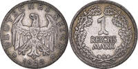 GERMANY, WEIMAR REPUBLIC Mark Coin, Berlin, Silver, KM:42 -