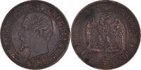 France Centime Coin, Napoleon III, Napoléon III, Strasbourg -