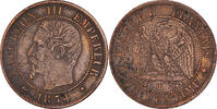 France Centime Coin, Napoleon III, Napoléon III, Strasbourg -