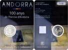 Andorra 2 Euro 100 ans de l'hymne national, Monnaie de Paris, BU -