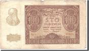 Poland 100 Zlotych Banknote, 1940-03-01, KM:97 -