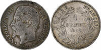 France Franc Coin, Napoleon III, Napoléon III, Strasbourg -
