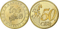 Monaco 50 Euro Cent Paris, Brass, KM:172 -