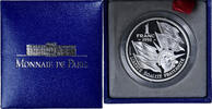 France 1 Franc Coin, Débarquement, Monnaie de Paris, Silver -