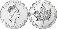 Canada 5 Dollars Elizabeth II, Royal Canadian Mint, Silver -