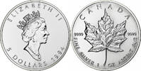 Canada 5 Dollars Elizabeth II, Royal Canadian Mint, Silver -
