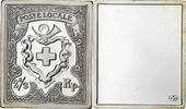 Switzerland Medaille Timbre - 2 1/2 Rappen, Silver -