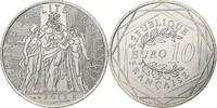 France 10 Euro Hercule, Paris, Silver, Gadoury:EU590, KM:2073 -