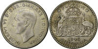 Australia Florin George VI, Melbourne, Silver, KM:40a, 28.6 -