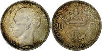 Belgium 20 Francs, 20 Frank Silver, KM:105 -