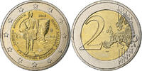 Greece 2 Euro Athens, Bi-Metallic -