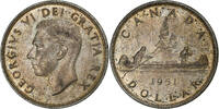 Canada Dollar George VI, Royal Canadian Mint, Silver, KM:46 -