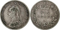 Great Britain 6 Pence Victoria, Silver, KM:760 -