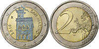 San Marino 2 Euro Iridescent, Rome, Bi-Metallic -