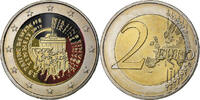 Germany 2 Euro Colourized, Stuttgart, Bi-Metallic, KM:New -