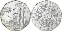 Austria 5 Euro Joseph Haydn, BU, Vienna, Silver -