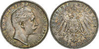 Kingdom of Prussia 3 Mark Wilhelm II, Berlin, Silver, KM:527 -