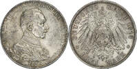 German States 3 Mark PRUSSIA, Wilhelm II, Berlin, Silver -