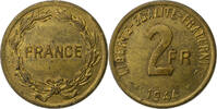 France 2 Francs France Libre, Philadelphia, Brass -