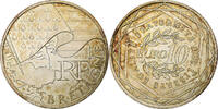 France 10 Euro Bretagne, Silver, KM:1648 -