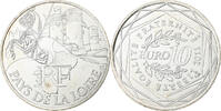 France 10 Euro Pays De La Loire, Paris, Silver, KM:1746 -