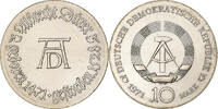 Democratic Republic of Germany 10 Mark Silver, KM:31 -