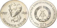 Democratic Republic of Germany 10 Mark Silver, KM:39 -