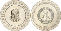 Democratic Republic of Germany 10 Mark Silver, KM:52 -