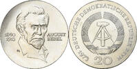 Democratic Republic of Germany 20 Mark Silver, KM:46 -