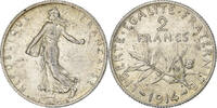 France 2 Francs Semeuse, Paris, Silver, Gadoury:532, KM:845.1 -