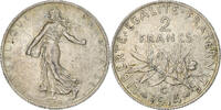 France 2 Francs Semeuse, Castelsarrasin, Silver, Gadoury:532 -