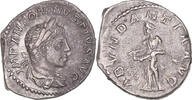 Denarius 220 Rome Coin, Elagabalus, Rome, Silver, RIC:56 AU(50-53)