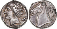 Tetradrachm Coin, Tanit, Lilybaion, Silver -