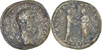 Sestertius Coin, Lucius Verus, Rome, Bronze, RIC:1284 -