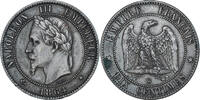 France 10 Centimes Coin, Napoleon III, Strasbourg, Bronze -
