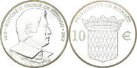 Monaco 10 Euro Honoré II, Paris, Silver, Gadoury:MC204 -