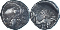 Denier à la tête casquée Coin, Aedui, Silver -