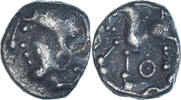 Denier à la tête casquée Coin, Aedui, Silver -