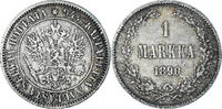 Finland Markka Coin, Alexander III, Helsinki, Silver, KM:3.2 -