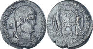 Follis Coin, Magnentius, Lugdunum, Bronze -