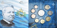 San Marino Set Euros Giovanni Pascoli, Coffret -