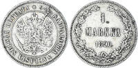 Finland Markka Coin, Alexander III, Helsinki, Silver, KM:3.2 -