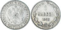 Finland Markka Coin, Alexander III, Helsinki, Silver, KM:3.2 -