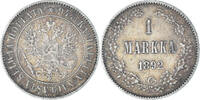 Finland Markka Coin, Alexander III, Helsinki, Silver, KM:3.2 -