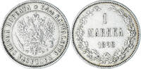 Finland Markka Coin, Alexander III, Helsinki, Silver, KM:3.2 -